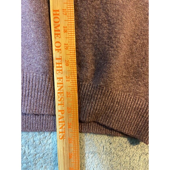 Vince Camuto Pullover Sweater Womens Large Purple Round Neck Cropped Acrylic - Picture 6 of 7